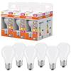 OSRAM Lampada LED Superstar forma lampadina A60 filamento dimmerabile, 2700 K bianco caldo, 5,9 W, E27, satinato, 806 lm, per lampade da soffitto e da terra, 15.000 ore,6-Pack