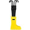 Balvi Porta ombrelli Rain Boots Colore Giallo Facile circolazione dell'Aria e con vaschetta per la ra