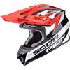 SCORPION Casco VX-16 EVO AIR PATRIOT Nero Bianco Rosso SCORPION