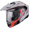 SCORPION Casco ADX-2 KAMPS Grigio Rosso SCORPION