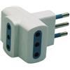 MKC Adattatore triplo con spina 2P+T 10A - 3 prese 10A - MKC (unità vendita 1 pz.)