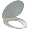 DURABLE Sedile per WC - universale - PPL - distanza fori da 8,5 a 17,5 cm - bianco - Durable (unità vendita 1 pz.)