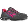 U-Power Calzatura di sicurezza Verok S1P SRC - nylon-pelle scamosciata - grigio-rosa - taglia 37 - U-Power (unità vendita 1 pz.)