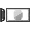 SMS Smart Media Solutions Base da pavimento per TV a schermo piatto SMS Smart Media Solutions 55L/P Casing Wall G2 BL 139,7 cm [55] Nero (55L/P - CASING WALL BLACK RAL9005, 139.7 Warranty: 24M) [701-004-12]