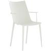 Kartell - Sedia H. H.H - Bianco - Tecnopolimero termoplastico riciclato - Designer Philippe Starck