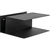 Ferm Living - Comodino da parete Lager - Nero - Ferro verniciato a polvere