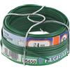 FILGRAF Filo plastificato Piatto Verde Bobina 50 m ø80 mm, Taglia Unica