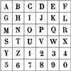 Artemio - Set di stampi per Lettere Alfabeto maiuscolo Grassetto, in Legno, Colore: Beige