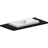 SCARABEO CERAMICHE SCARABEO - FUJI lavabo in ceramica da incasso sx 80x44 cm [bianco lucido] - 6015