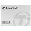 Transcend ssd interno 220q 1tb sata 6gb/s r/w 550/500