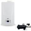 Baxi Caldaia A Condensazione Baxi Luna Compact 24 kW Metano/Gpl Completa di Kit Scarico Fumi + Defangatore Omaggio ADATTATORE SDOPPIATO,