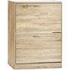 Generico Scarpiera 2 Ante Naturale Dimensione cm 63x24H