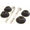 ATHLETIC Set pesi in ghisa da 18 kg