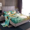 Loussiesd Set di biancheria da letto oceanica set di da spiaggia blu oceano mare vita costiera , 1 lenzuolo piatto stella marina 1 lenzuolo con angoli 1 federa (spiaggia, singolo) per letto singolo
