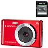 AgfaPhoto DC5200 rosso + SD 16gb + astuccio