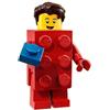 Lego 71021 Minifigures Serie 18 - Uomo Mattoncino Rosso