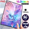 2025 5G nuovo Tablet da 10.36 pollici Android 16GB RAM 1TB ROM Android 13.0 12000mAh batteria 16MP 32MP 10 Core Dual Sim Network Bluetooth