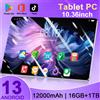 2025 nuovissimo Tablet da 10.36 pollici Android 16GB + 1TB Android 13.0 12000mAh 10-core 16MP 32MP 5G rete Bluetooth WIFI Dual Sim Card