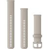 Garmin Cinturino Originale serie Venu, Venu Sq, Venu Sq 2, Forerunner 55, 245, 645, vivoactive 3, vivomove 3, Style, Luxe, Sport e Approach S12, S40, S42, 20mm, Sgancio rapido, Silicone, French Gray