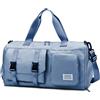 Artmitz Borsa da viaggio Yoga, borsa da palestra, borsa da weekend: borsone da viaggio con scomparto per scarpe per uomo e donna