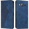 KOUYI Cover per Samsung Galaxy J3 2016 / J310, Custodia Portafoglio,Cover Libro,Pelle Flip/Folio Case con [Funzione di Supporto] [3-Scheda Slot] [Magnetica] Antiurto (Blu)