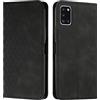 KOUYI Cover per Samsung Galaxy A31, Custodia Portafoglio,Cover Libro,Pelle Flip/Folio Case con [Funzione di Supporto] [3-Scheda Slot] [Magnetica] Antiurto (Nero)