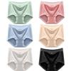 BLKDOTS Slip hipster da donna a vita alta mutandine lisce e setose biancheria intima in pizzo morbido mutande traspiranti, Multicolore 6., XXL