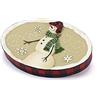 Avanti Linens Collezione Pupazzi di neve, resina, naturale, portasapone