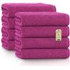 GREEN MARK Textilien NatureMark Asciugamani - Set da 8 Pezzi - 100% Cotone, Morbidi e Altamente Assorbenti, Qualità Premium per Bagno, Spa e Palestra, 50 × 100 cm, Rosa