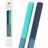 Talking Tables Ombre - Candele affusolate non profumate, blu navy e blu, confezione da 2, 25 cm, colore: oceano