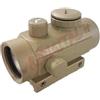 Red Dot Weaver 20mm BR1 1X40GRD TAN mirino tattico per softair cannocchiale