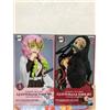 BANPRESTO Demon Slayer Mitsuri Kanroji Nezuko Kamado Figure Set di 2 GLITTER GLAMOURS N JP