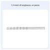 Gamba pieghevole per ponteggio regolabile tubo quadro 25mm