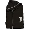 HERMET Accappatoio Microspugna 8-10 Anni Juventus Nero