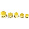 Keenso Tappo per Bullone Moto, 30 Pezzi Decorazione per Coperchio Tappo Bullone Vite Moto per Moto (Oro)