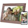 Andoer Cornice digitale Wi-Fi 10.1 pollici, touch screen IPS, cornice elettronica con 16 GB di memoria, rotazione automatica, condivisione di foto tramite app con supporto sul retro