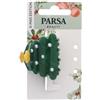 PARSA Beauty Pinza per capelli albero di Natale perle 1 pz. Fermacapelli 1 pz.