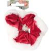 PARSA Beauty Scrunchie di Babbo Natale multicolore 1 pz. Elastico per capelli 1 pz.