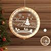 YeahBoom Luci Finestra di Natale Luci 3D,Luci Sospese con Ventosa, Luci Natalizie a Batteria Luci per Finestre di Natale,per Festa di Natale Interna ed Esterna Albero di Natale Addobbi