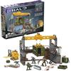 Mega Brands MEGA Halo - Bloccare l'Invasione: Scontro a Fuoco, set fabbrica a tema Traxus da costruire con 635 pezzi, include 4 mini action figure snodate e accessori, giocattolo per bambini, 13+ anni, HNC59