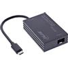 Inline Adattatore di rete USB-C a SFP per connessioni in fibra ottica, Gigabit Ethernet, 10/100/1000 Mbps, compatibile con Windows, macOS, Linux, 66659M