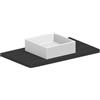 SCARABEO CERAMICHE SCARABEO - TEOREMA lavabo in ceramica da appoggio 39X39 cm [bianco lucido] - 8031-40