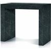 Konte.Design Consolle allungabile PONZA in legno nobilitato effetto marmo 90x45cm