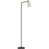HOMCOM Lampada da Terra LED con Testa Girevole a 350°, Regolazione Temperatura del Colore 3000K/4000K/6500K, Nero | Aosom Italy