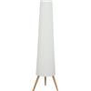 HOMCOM Lampada da Terra Treppiede con Interruttore a Pedale e Luminosità Regolabile, 46x46x153 cm, Bianco | Aosom Italy