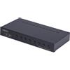 StarTech.com KVM Switch DisplayPort a 8 Porte con Kit Rack da 1U, 4K DP 1.2, hub USB 4 Porte, Commutazione Tasti Scelta Rapida, Indipendente dal SO, TAA - TASTIERA TEDESCA [R8AD122-KVM-SWITCH]