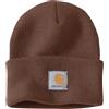 Carhartt Unisex Knit Cuffed Beanie Hat, Brown, One Size