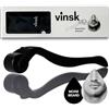 vinsk® rullo per barba per una crescita forte della barba | derma roller per la crescita della barba e la cura della barba | derma beard roller 0,5 mm titanio 540 microneedling | stimola e accelera
