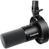 MAONO Microfono PD300X per podcast - Microfono da streaming con audio Hi-Fi 192 kHz/24 Bit, riduzione del rumore, software Link, connessione USB/XLR. Per podcast e registrazioni vocali.