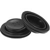 A ABSOPRO Cappuccio Antipolvere Faro Auto Nero 2pz 65mm Universale Gomma